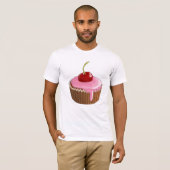 Chemise T-Shirt Hommes Cupcake (Devant entier)