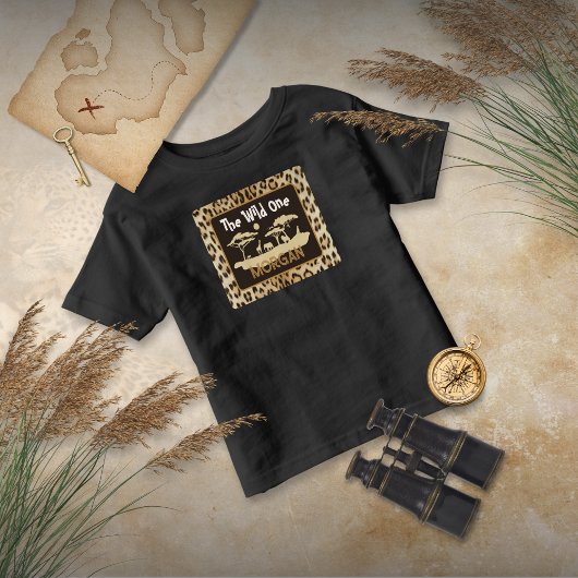 Chemise T-shirt Imprimé Léopard Animal Sauvage