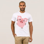 Chemise T-shirt Joyous Cartoon Pig (Devant entier)