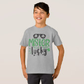 Chemise T-shirt Lucky St Patrick pour enfants (Devant entier)
