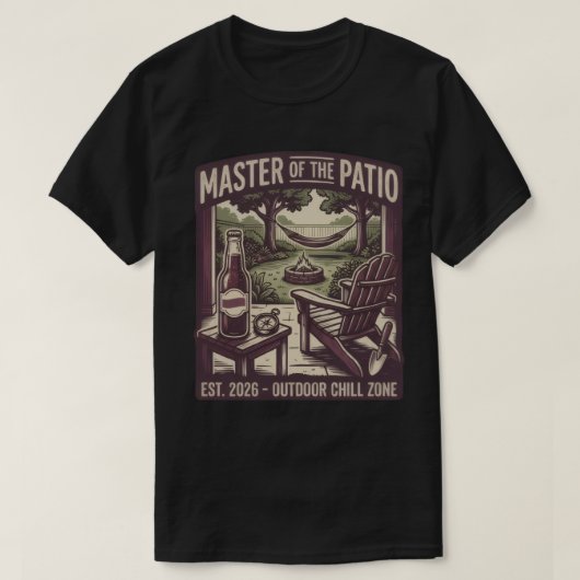 Chemise T-Shirt Master du Patio (Design devant)