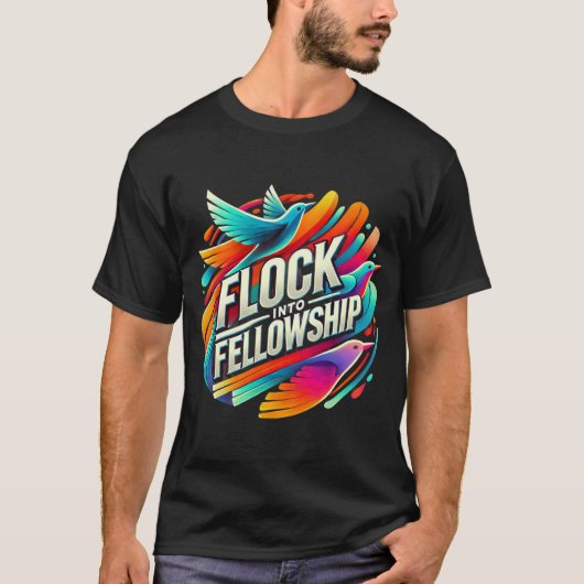 Chemise T-shirt multicolore sur mesure (Devant)