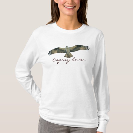 Chemise T-shirt Osprey Raptor Oiseau Amateur de fa (Devant)