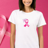 Chemise T-shirt Pink Ribbon Sensibilisation au can