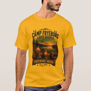 Chemise T-shirt pour adolescents Camp Fryeburg Lak