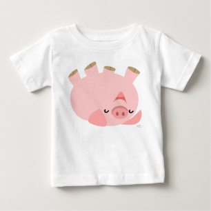 Chemise T-Shirt pour bébé cochon de dessin