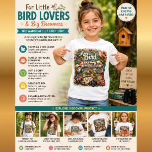 Chemise T-shirt pour enfants du Club d'observation