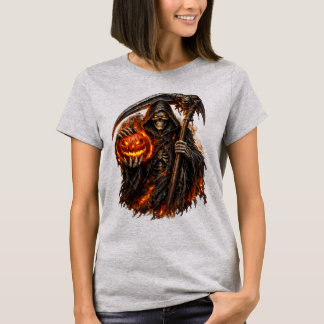 Chemise T-shirt pour femmes Citrouille d'Halloween