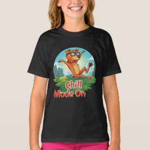 Chemise T-Shirt pour filles en mode Chien Chill