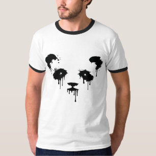 Chemise T-shirt pour hommes avec graphique de pand