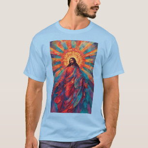 Chemise T-shirt pour hommes chrétien Jésus ressusc