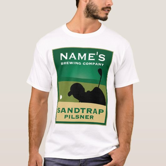 Chemise T-Shirt pour hommes de Sandtrap Pilsner (Devant)