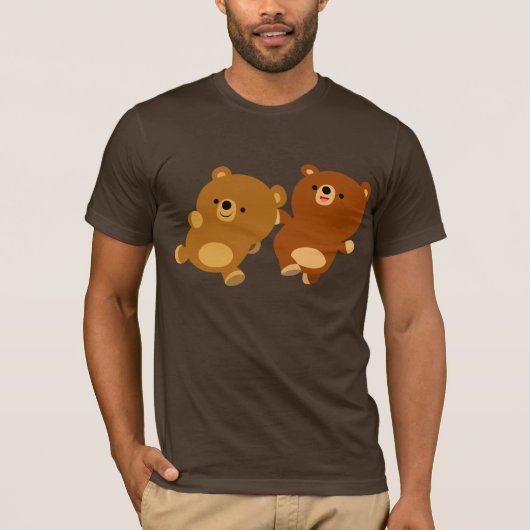 Chemise T-Shirt pour les ours de dessin mignonne (Devant)