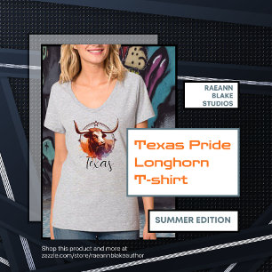 Chemise T-shirt Texas Pride Longhorn