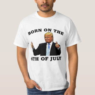 CHEMISE T-SHIRT TRUMP NÉE LE 4 JUILLET