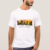 Chemise T-Shirt Unisex de St. Louis Skyline (Devant)