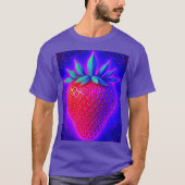 Chemise T-shirt unisexe adulte Neon Strawberry viv (Devant)