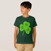 CHEMISE T-Shirt VERT TRÈFLE DE LA SAINT-PATRICK (Devant entier)