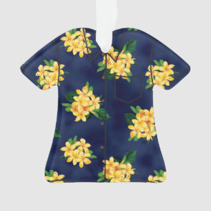 Chemise tropicale de Hawaïen de Plumeria de