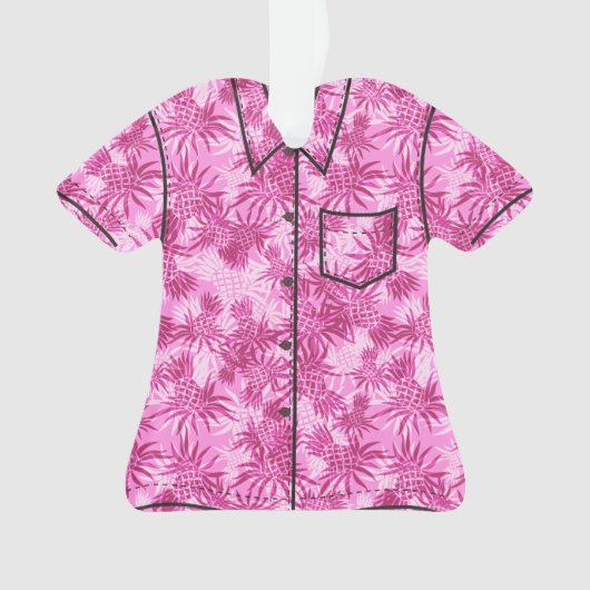 Chemise tropicale hawaïenne de Camo d'ananas Aloha (devant)