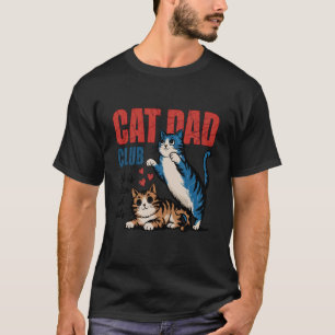 Chemise Tshirt Club Papa Chat Papa Chaton Minou
