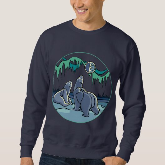 Chemise unisexe d'art de faune de sweatshirt (Devant)