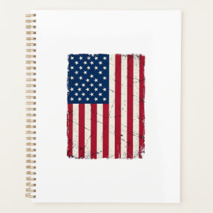 Chemise vectorielle du drapeau américain en détres