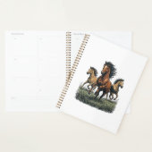 Chemise vectorielle occidentale de chevaux sauvage (Devant avec enveloppe)