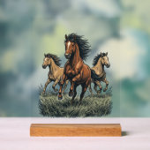Chemise vectorielle occidentale de chevaux sauvage (Neutre)