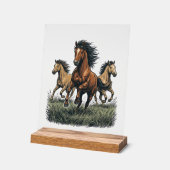 Chemise vectorielle occidentale de chevaux sauvage (Angle)