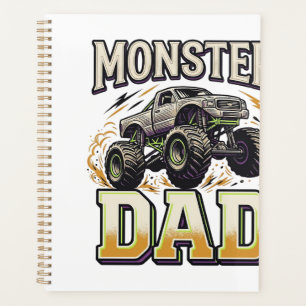Chemise vectorielle vintage de camion monstre Papa