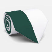 Chemise verte et blanche à col divisé cravate (Roulé)