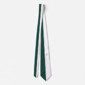 Chemise verte et blanche à col divisé cravate (Dos)