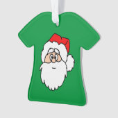 Chemise verte père Noël (devant)
