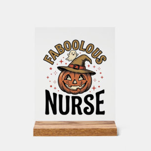 Chemise vintage citrouille d'Halloween d'infirmièr