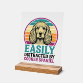 Chemise vintage de chien Cocker Spaniel facilement (Angle)