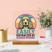 Chemise vintage de chien Cocker Spaniel facilement (Mariage)