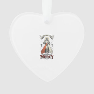 Chemise vintage Divine Miséricorde Jésus j'ai conf