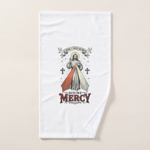 Chemise vintage Divine Miséricorde Jésus je me fie