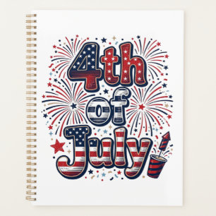 Chemise vintage feux d'artifice patriotique 4 juil