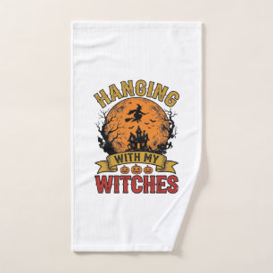 Chemise vintage Halloween Accrochage avec mes sorc