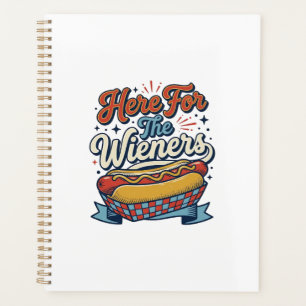 Chemise vintage hot dog Here For The Wieners_1