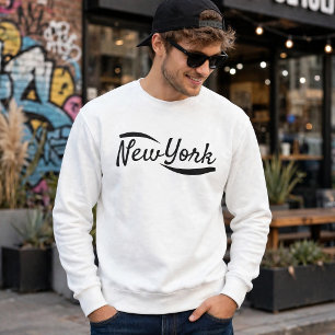 Chemise vintage New York Sweatshirt Retro NYC Scri