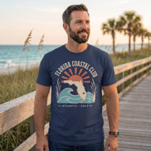 Chemise Vintage T-Shirt Florida Coastal Club