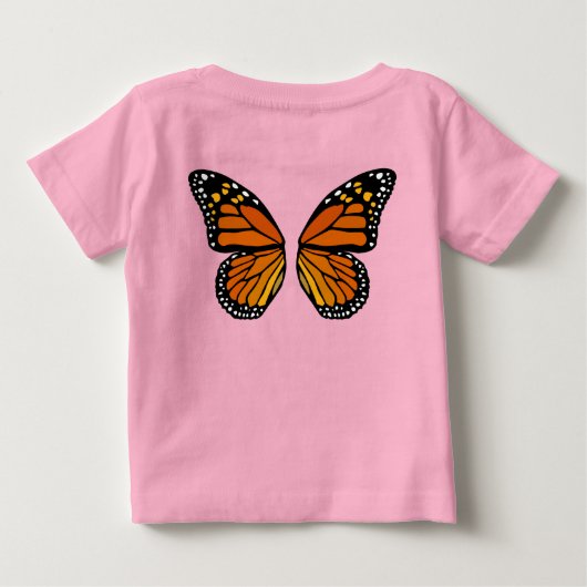 Chemises bébé papillon Mignons T-shirts de papillo (Dos)