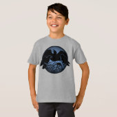 Chemises corbeaux pour enfants Corbeau d'art Sweat (Devant entier)