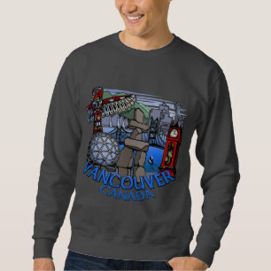 Chemises d'art de Vancouver de sweatshirt de