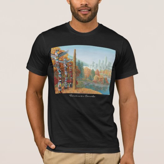 Chemises d'art de Vancouver de T-shirt de souvenir (Devant)