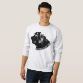 Chemises de chien de Terre-Neuve Sweatshirt (Devant entier)