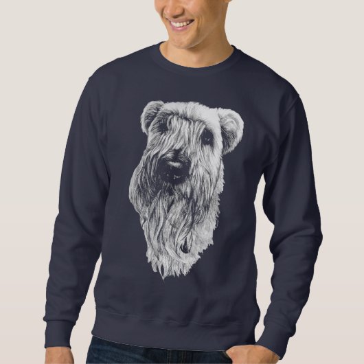 Chemises de chien Terrier Sweatshirt à roues (Devant)